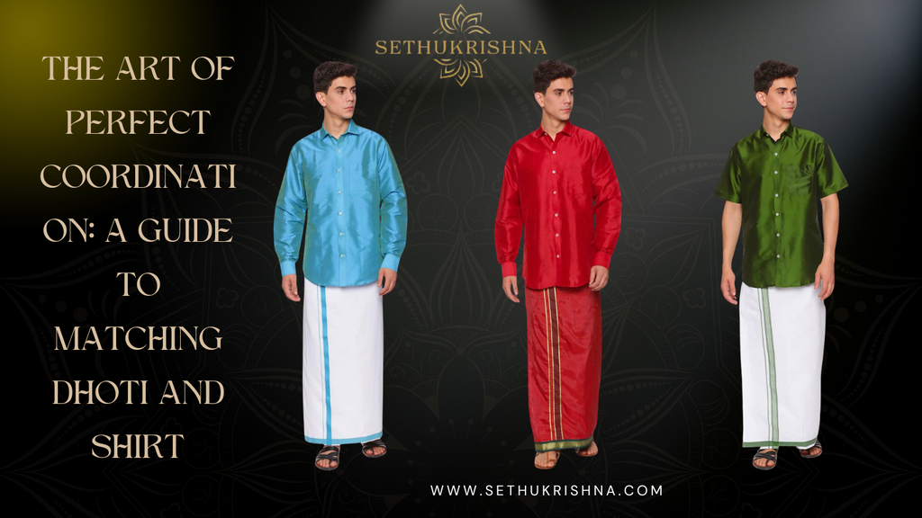 Buy Mens Matching Dhoti & Shirt Combos: Best Dhoti and Shirt Combination