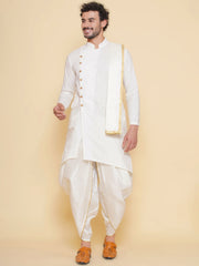 Sethukrishna Mens Designer Kurta and Dhotipant with Angavastram Set