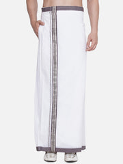 Men Kerala Cotton Readymade Pocket Dhoti