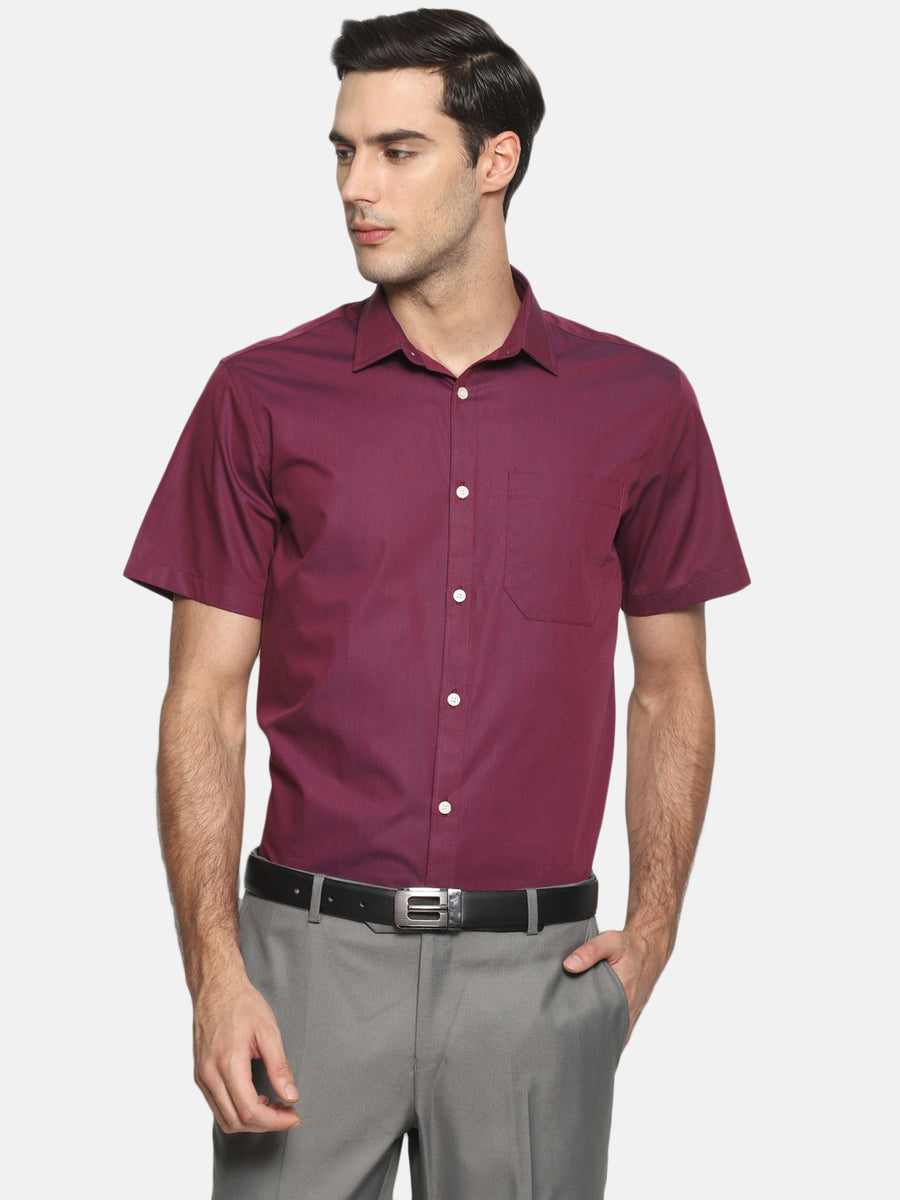 Men Half Sleeve Premium Cotton Shirt