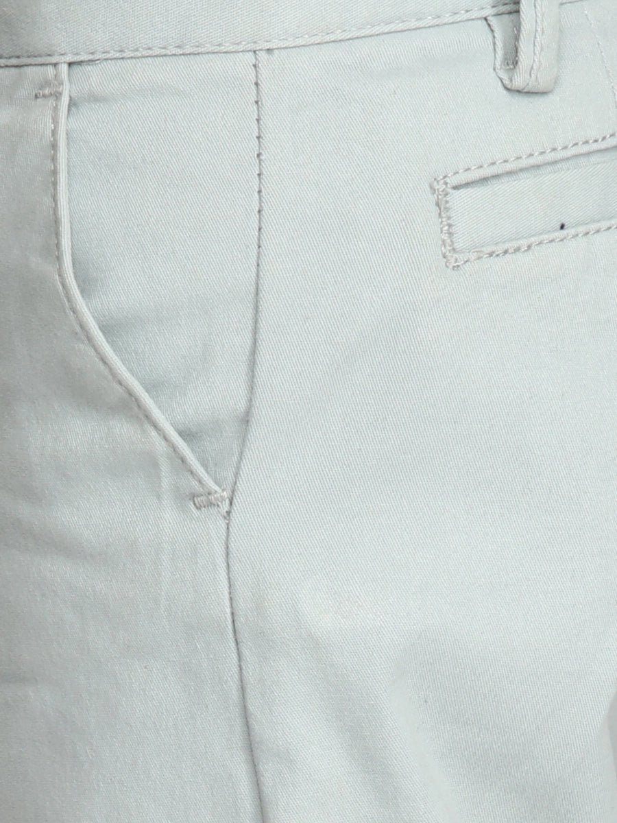 Boys Light Blue Colour Casual Chino Shorts