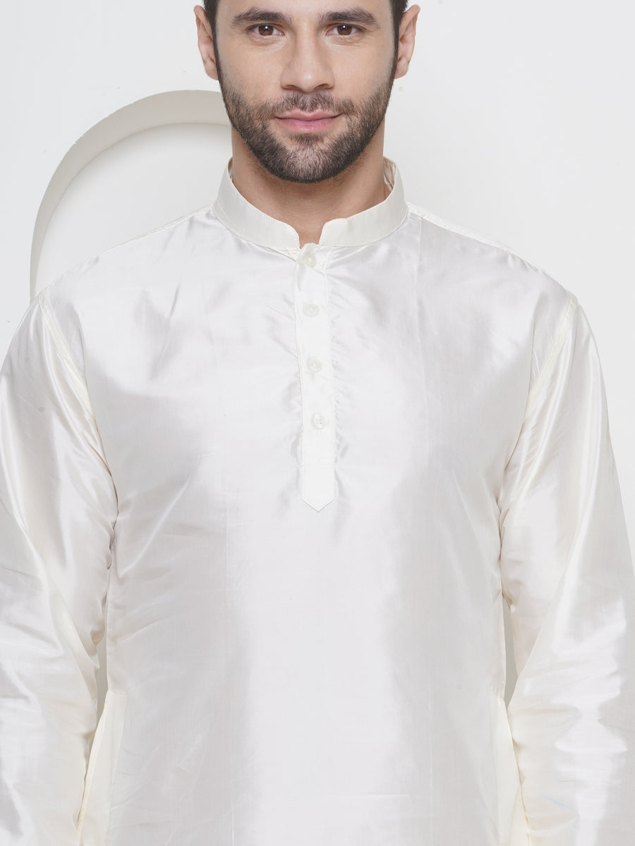 Sethukrishna Mens Pure Silk Kurta and Dhotipant