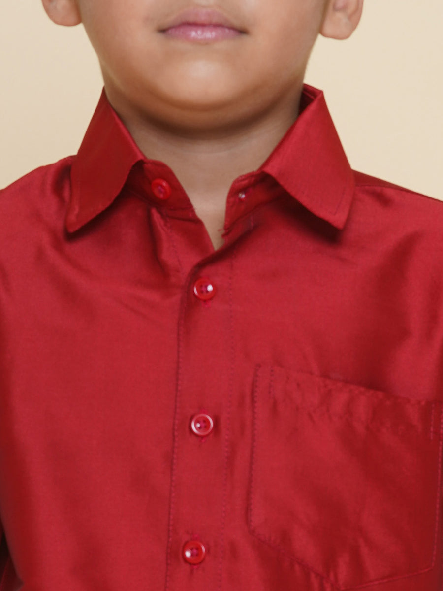 Boys Ethnic Shirt with Dhoti Set