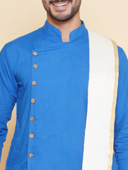 Sethukrishna Mens Designer Kurta and Dhotipant with Angavastram Set