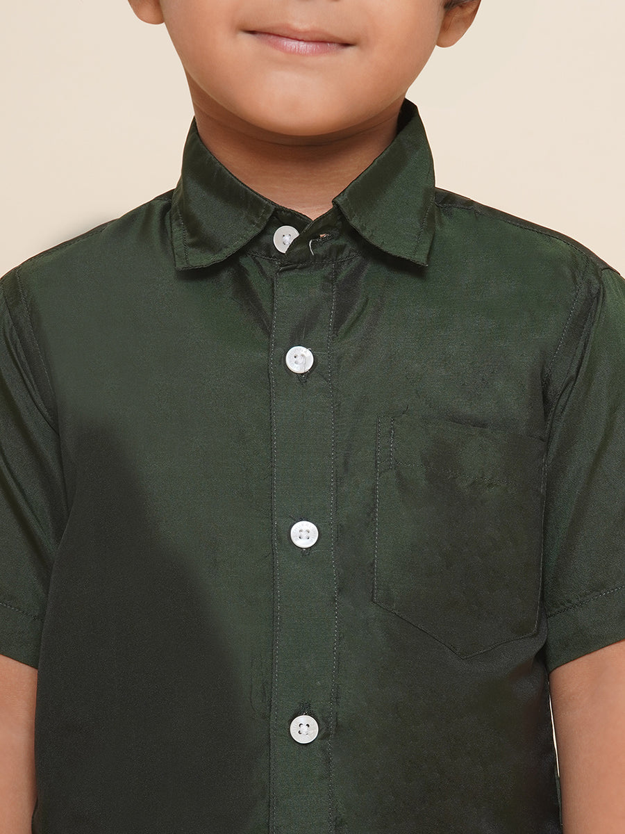 Boys Shirt With Readymade Dhoti
