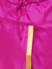 Boys Pink Colour Gold Border Dhotipant