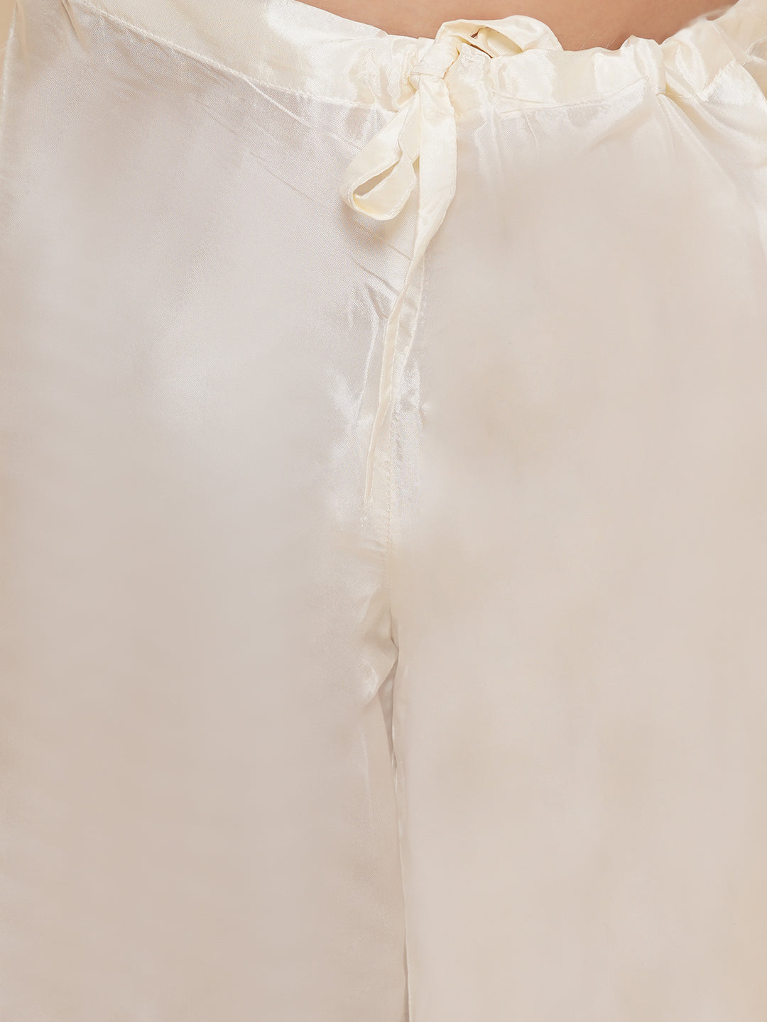 Boys Off White Colour A Mix Plain Pyjama