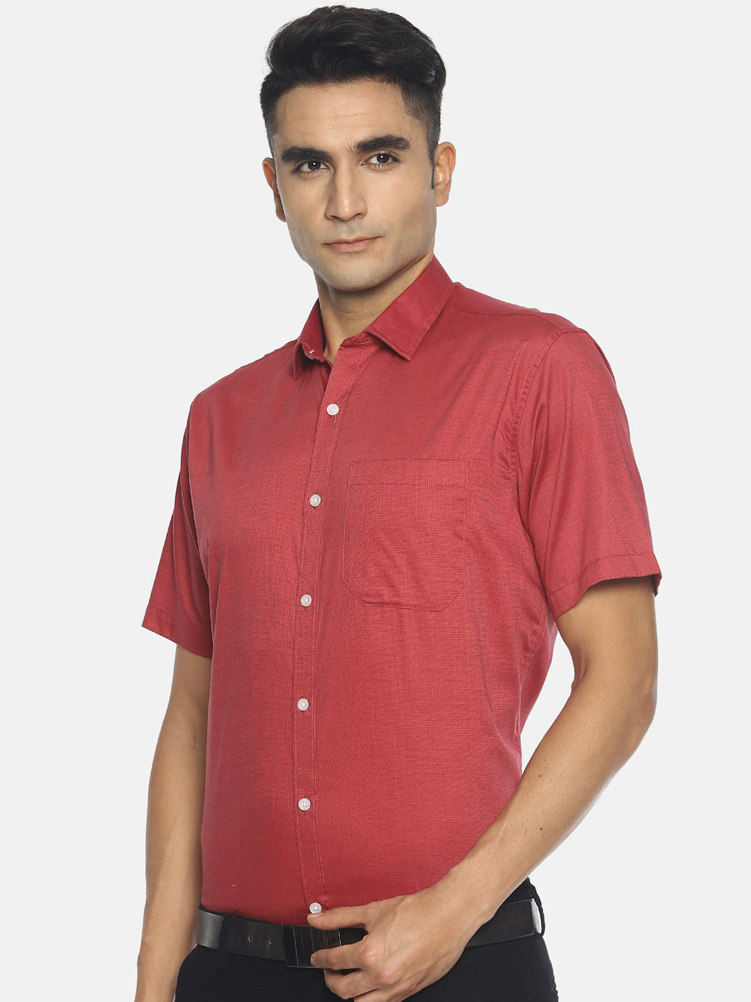 Men Half Sleeve Premium Cotton Shirt