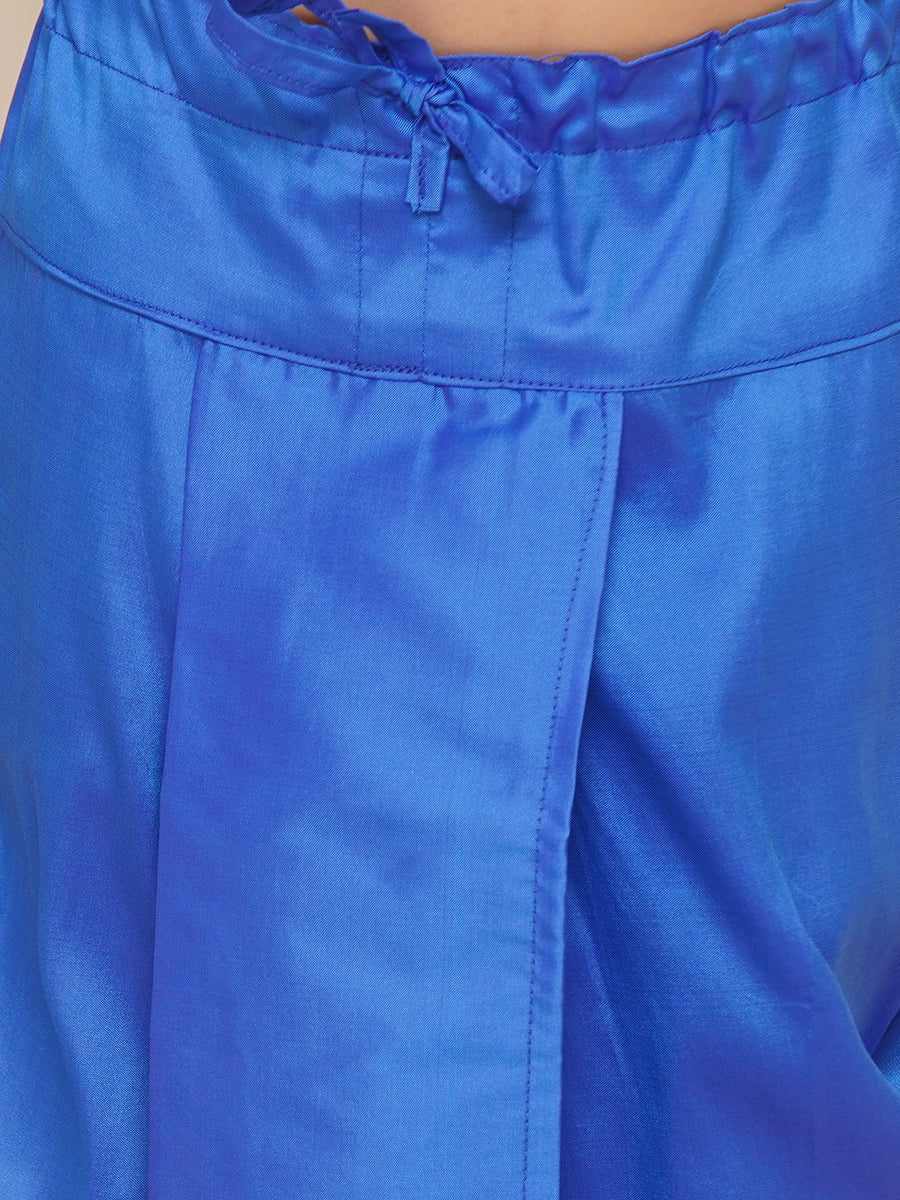 Boys Light Blue Colour Dhotipant