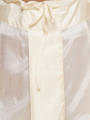 Boys Cream Colour Readymade Dhotipant