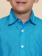 Boys Shirt With Readymade Dhoti