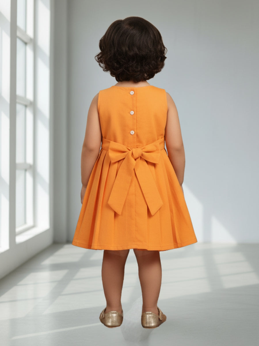 Girls Ethnic Solid Dress | Elegant Traditional Wear