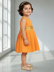 Girls Ethnic Solid Dress | Elegant Traditional Wear