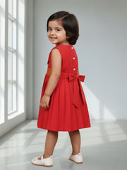 Girls Ethnic Solid Dress | Elegant Traditional Wear