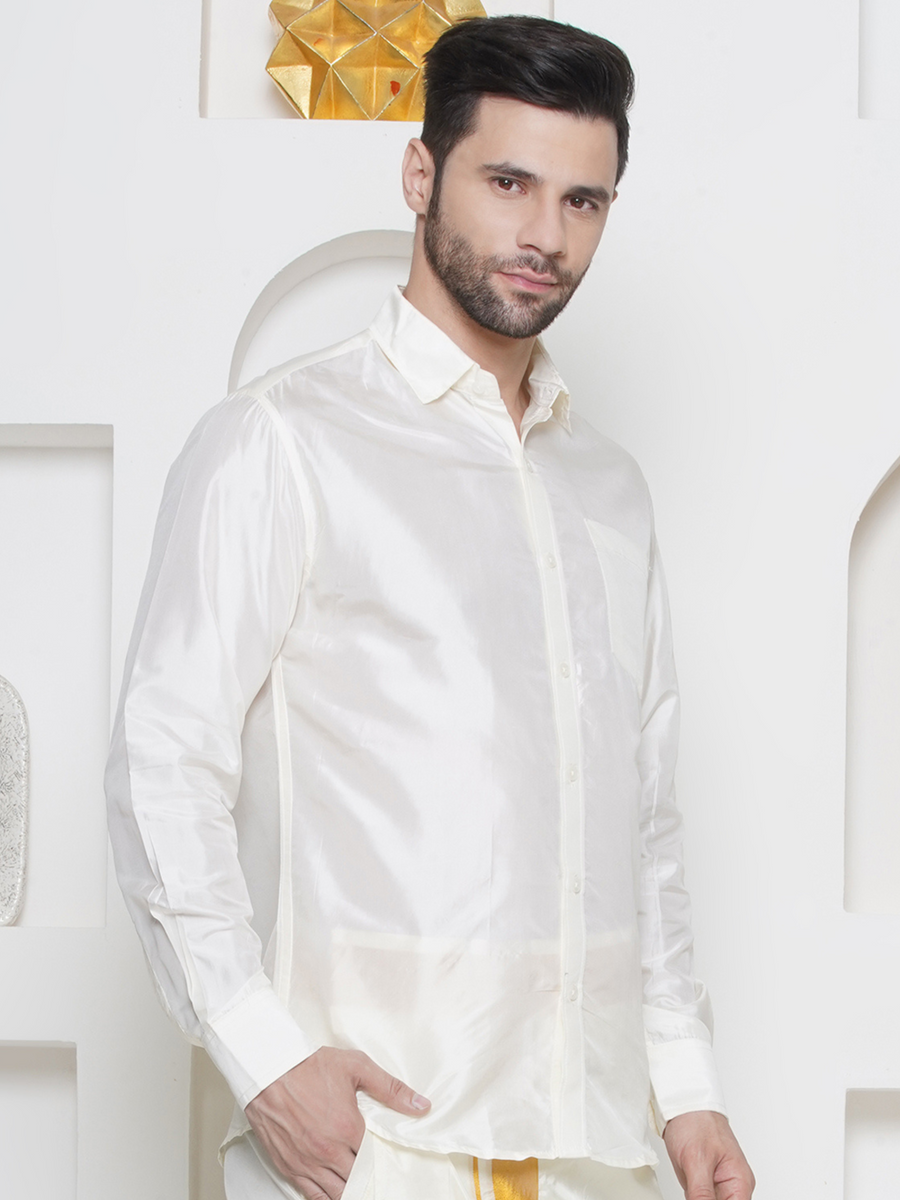 Sethukrishna Mens Pure Silk Shirt