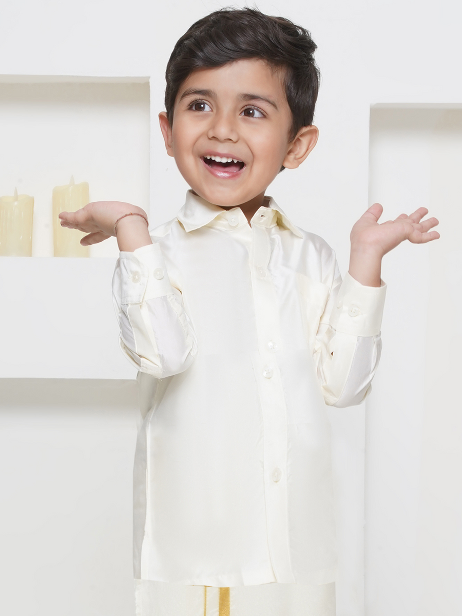 Sethukrishna Boys Pure Silk Shirt