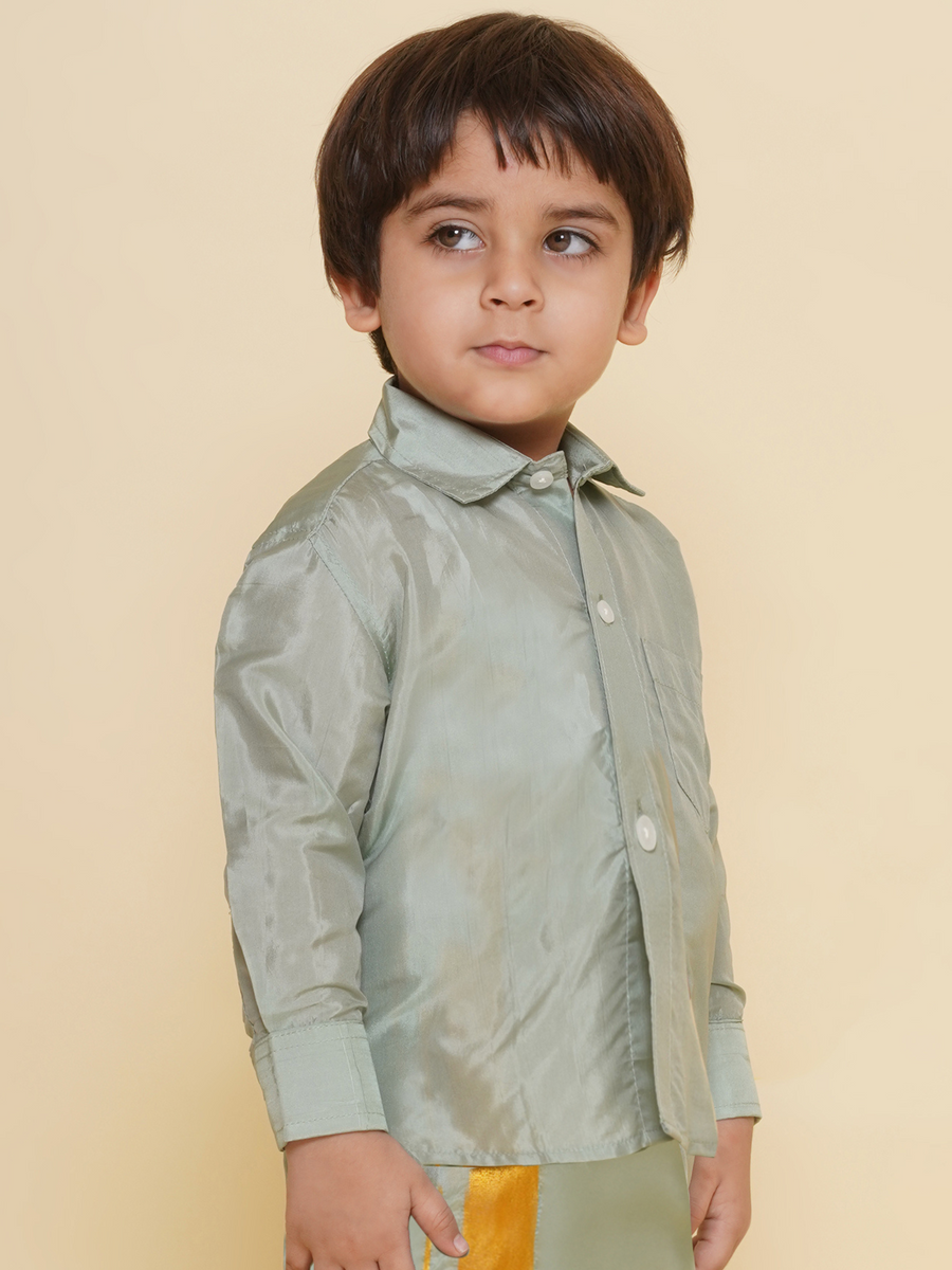 Sethukrishna Boys Solid Colour Shirt