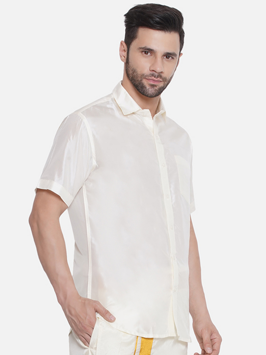 Sethukrishna Mens Pure Silk Shirt