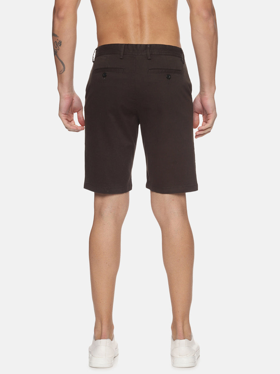 Men Olive Colour Casual Shorts