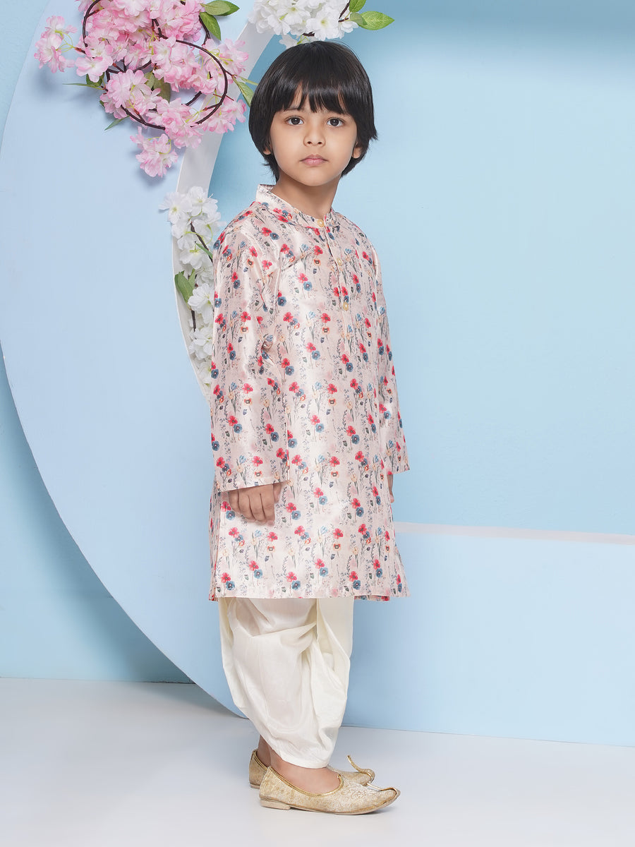 Boys Printed Kurta DhotiPant Set