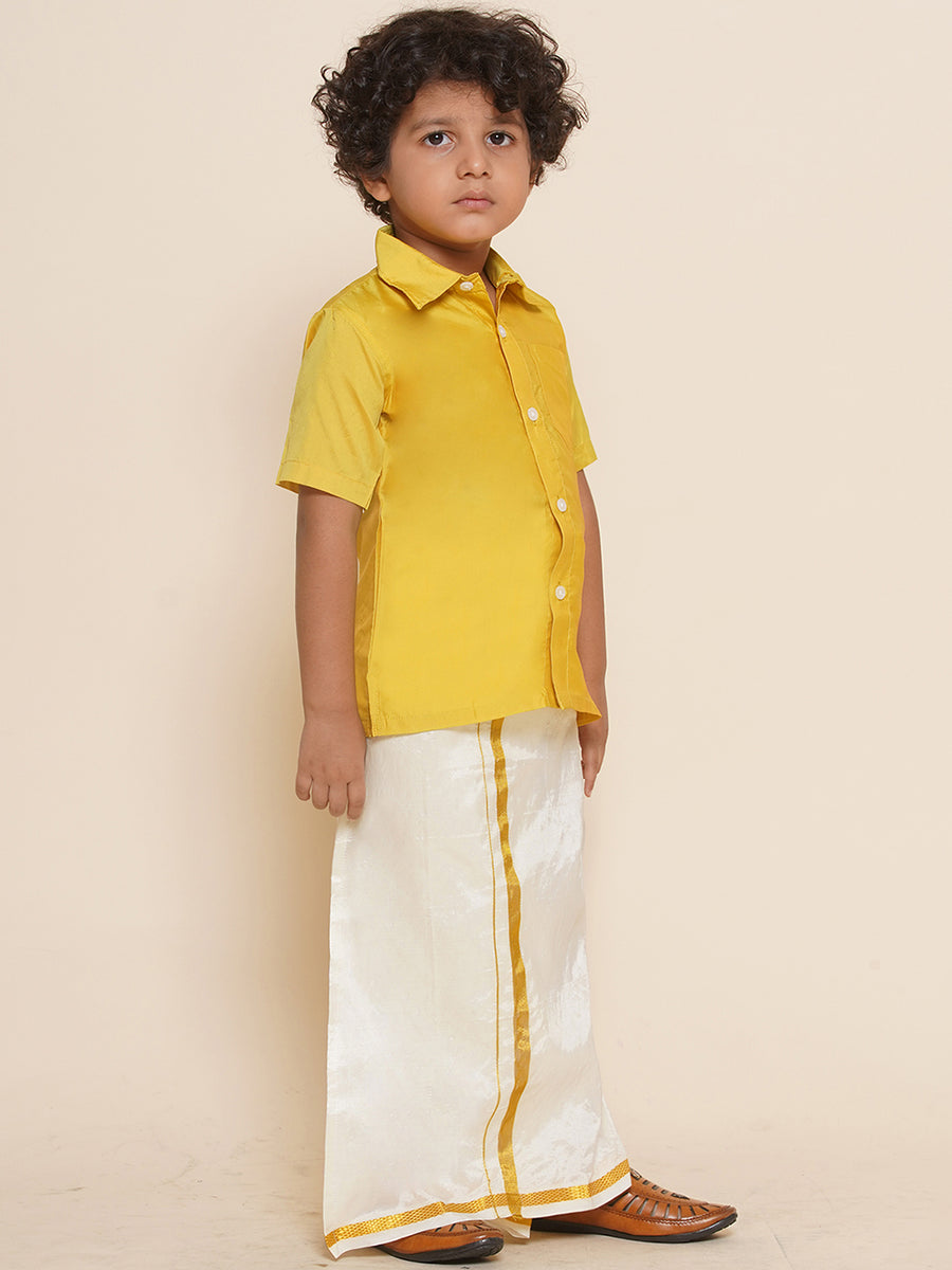 Boys Shirt With Dhoti Set