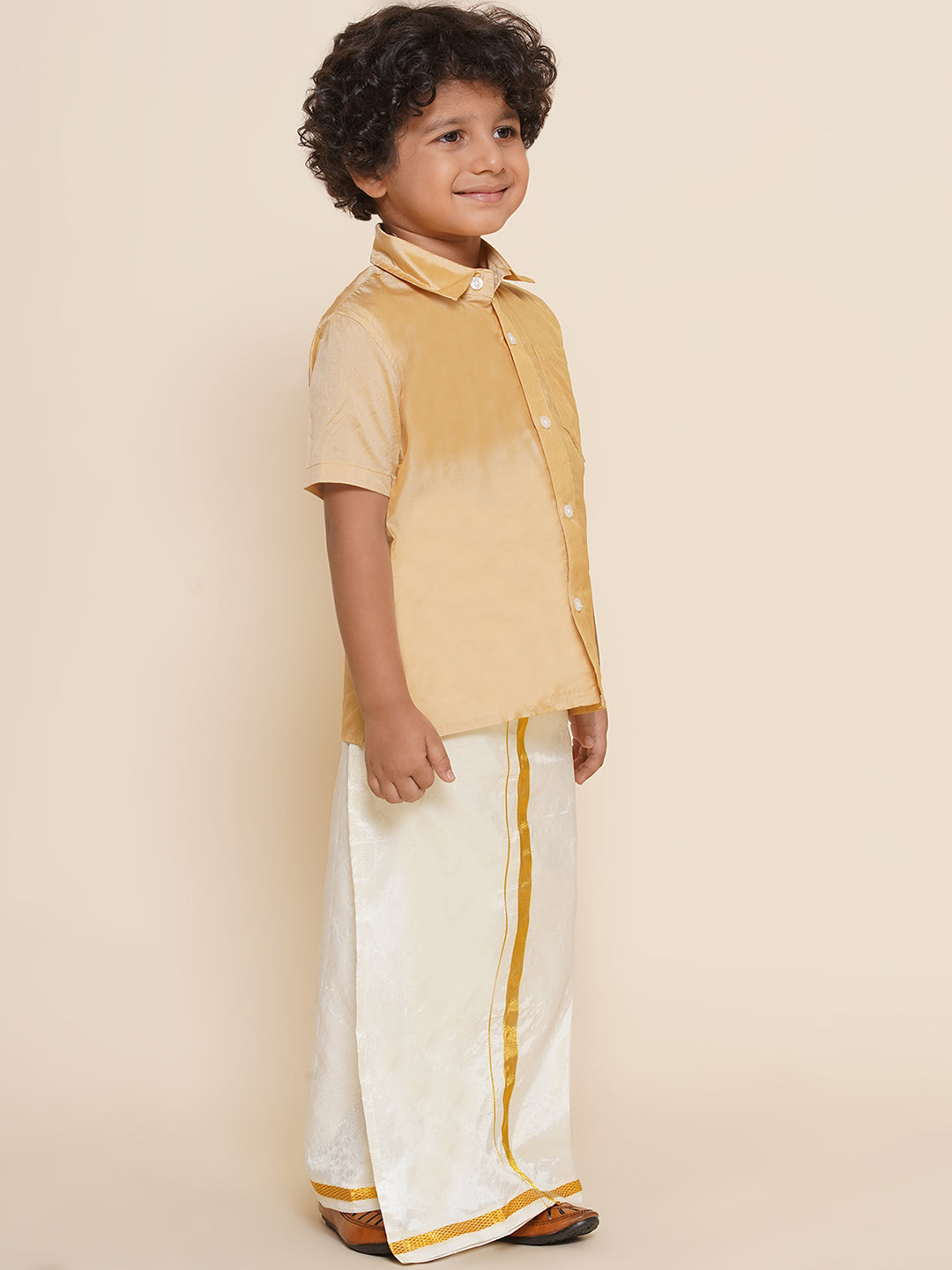 Boys Shirt With Dhoti Set