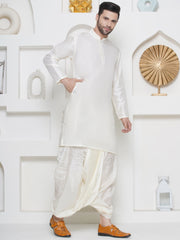 Sethukrishna Mens Pure Silk Kurta and Dhotipant