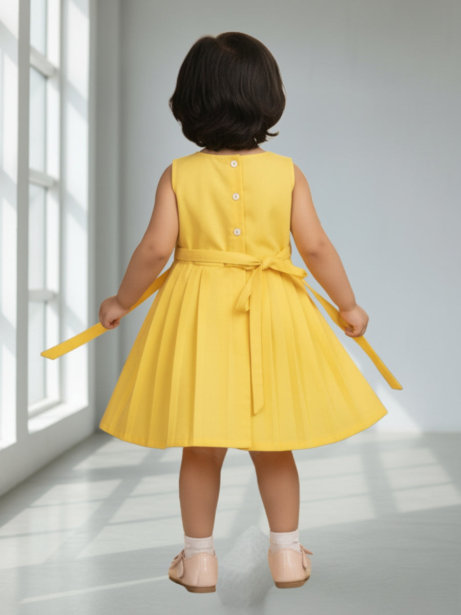 Girls Ethnic Solid Dress | Elegant Traditional Wear