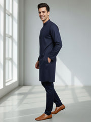 Men Cotton Solid Kurta | Classic Ethnic Comfort