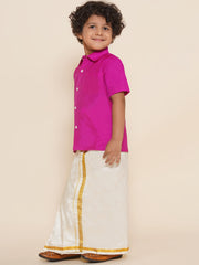 Boys Shirt With Dhoti Set