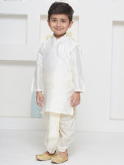 Sethukrishna Boys Pure Silk Kurta with Dhotipant
