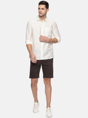 Men Olive Colour Casual Shorts