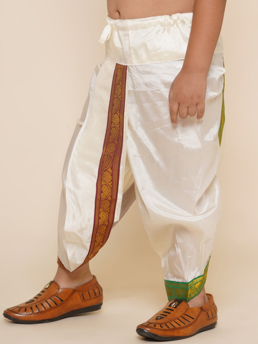 Boys Cream Colour Dhotipant