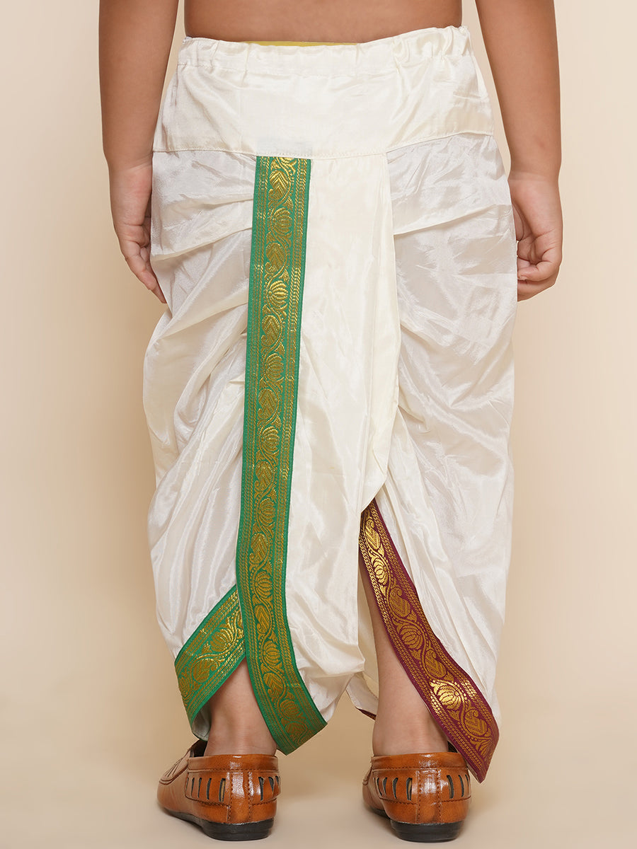Boys Cream Colour Dhotipant