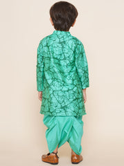 Boys Printed Kurta and Dhotipant Set