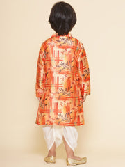 Boys Printed Kurta DhotiPant Set