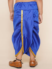 Boys Blue Colour Gold Border Dhotipant