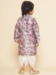 Boys Printed Kurta DhotiPant Set