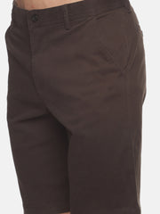 Men Olive Colour Casual Shorts