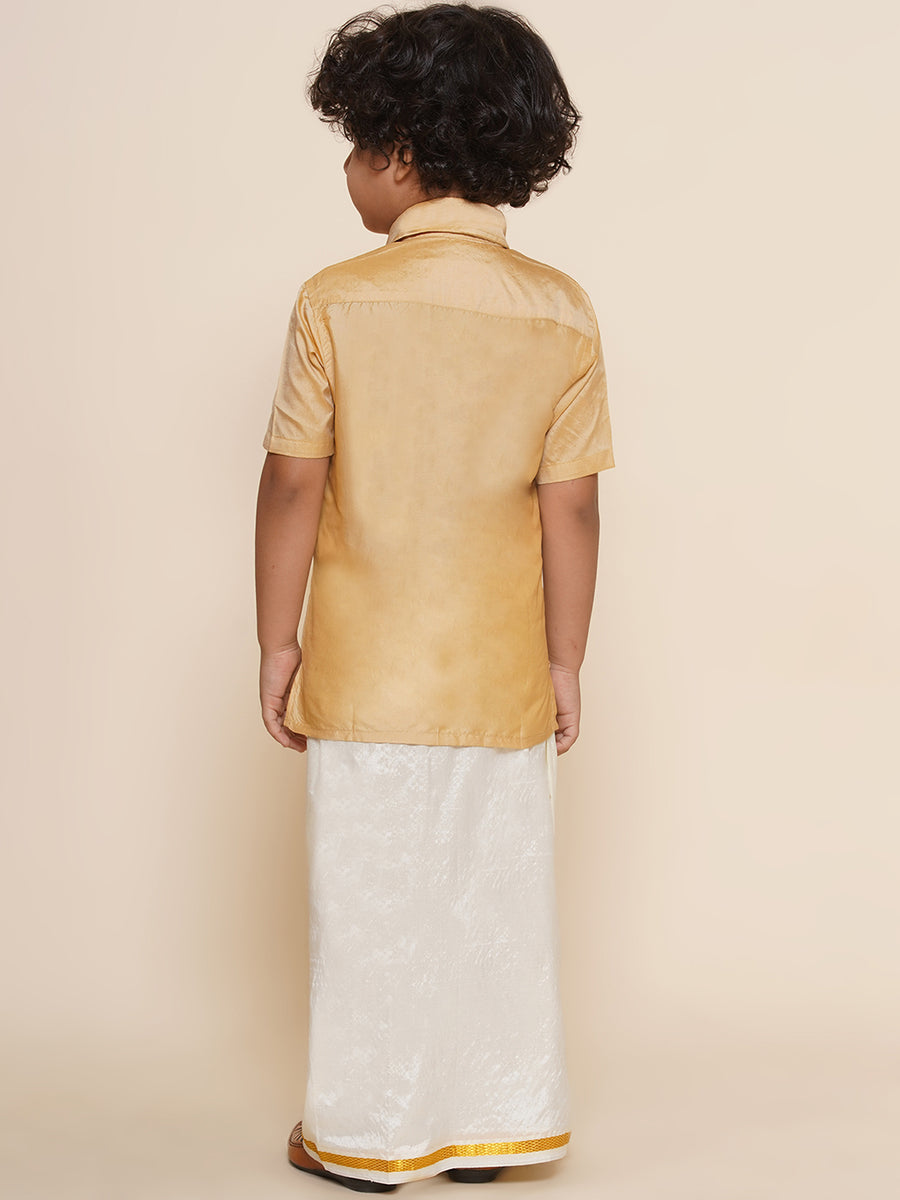 Boys Shirt With Dhoti Set