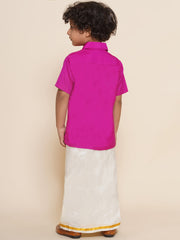 Boys Shirt With Dhoti Set