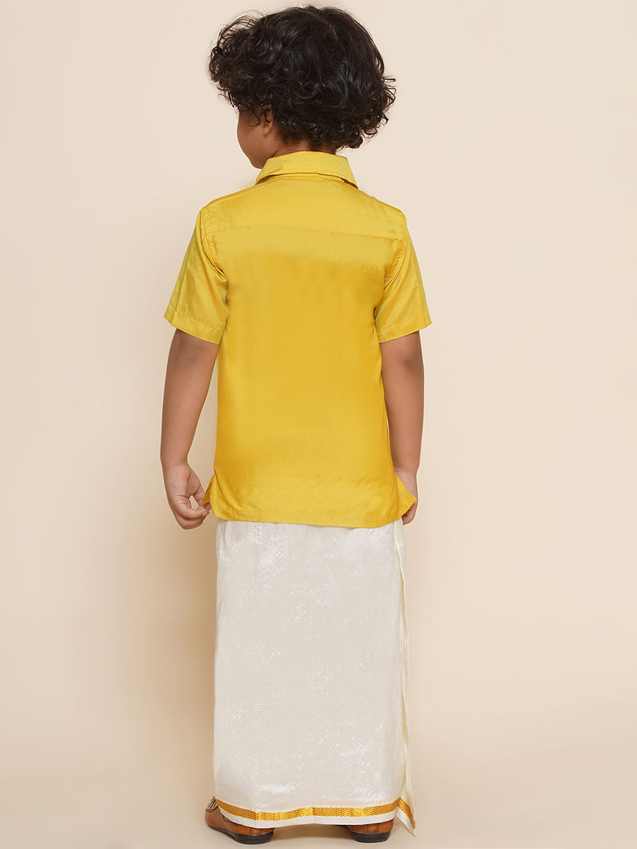 Boys Shirt With Dhoti Set