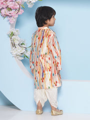 Boys Printed Kurta DhotiPant Set