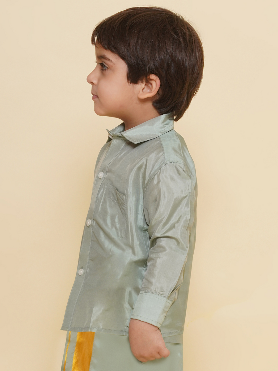 Sethukrishna Boys Solid Colour Shirt
