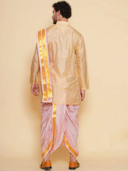 Sethukrishna Mens Kurta and Dhotipant with Angavastram Set