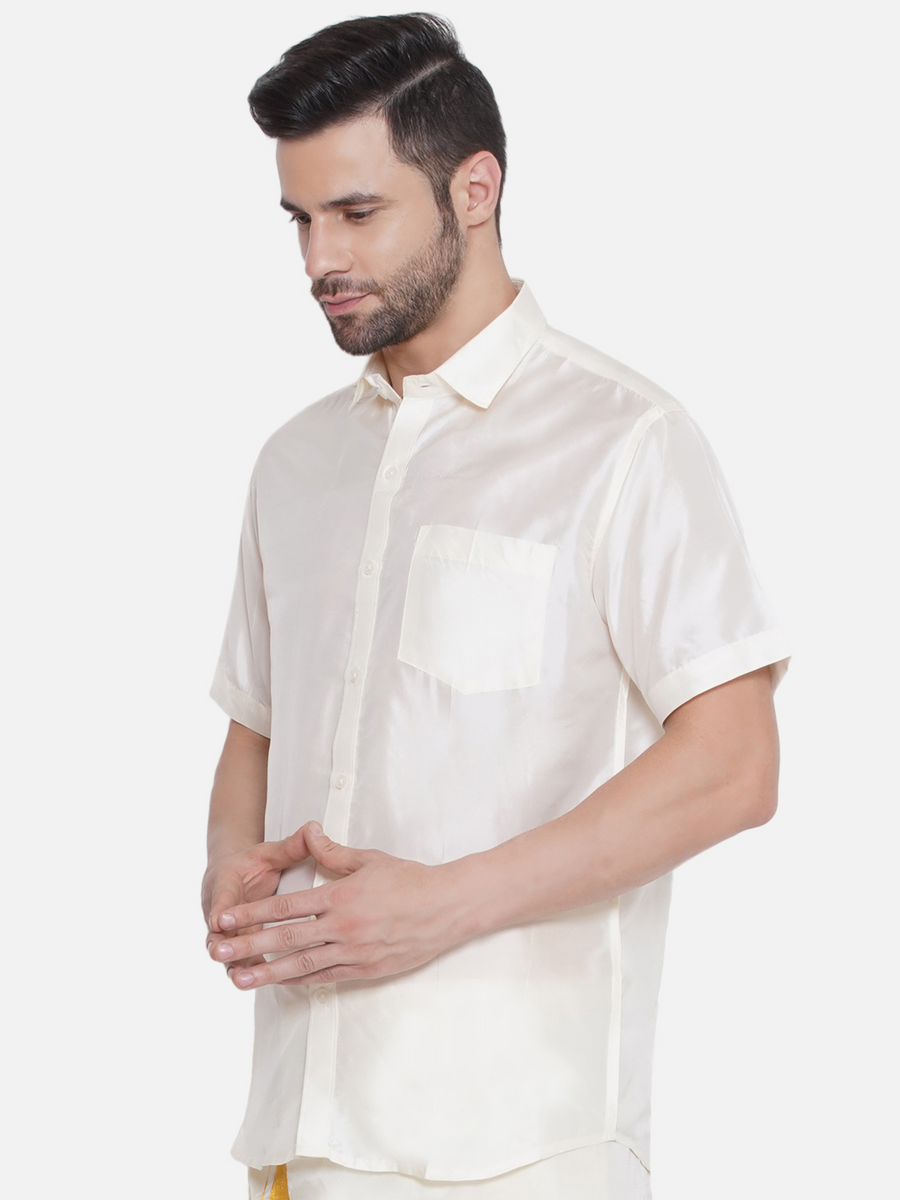 Sethukrishna Mens Pure Silk Shirt