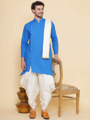 Sethukrishna Mens Designer Kurta and Dhotipant with Angavastram Set