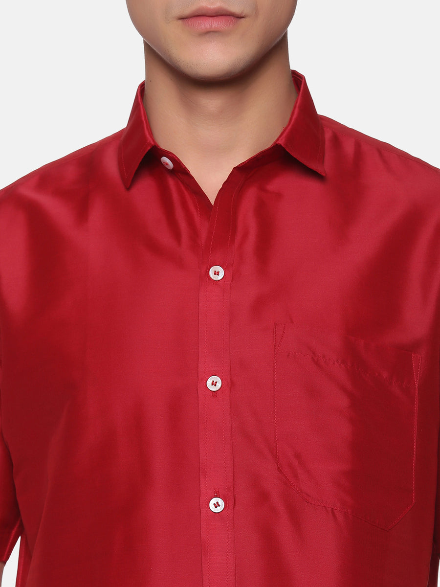 Father Son Matching Shirt Dhoti Set