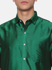Father Son Matching Shirt Dhoti Set