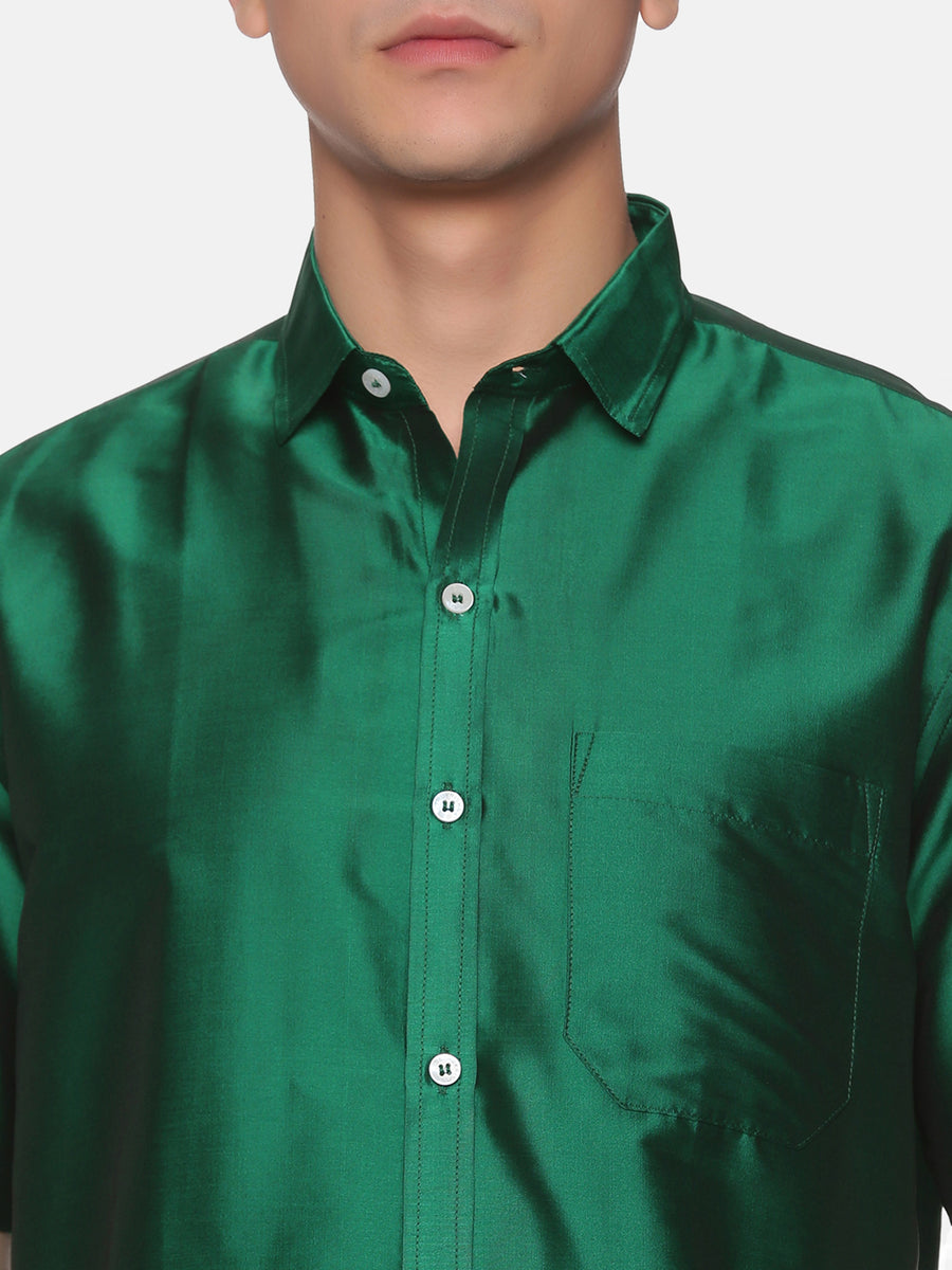 Father Son Matching Shirt Dhoti Set